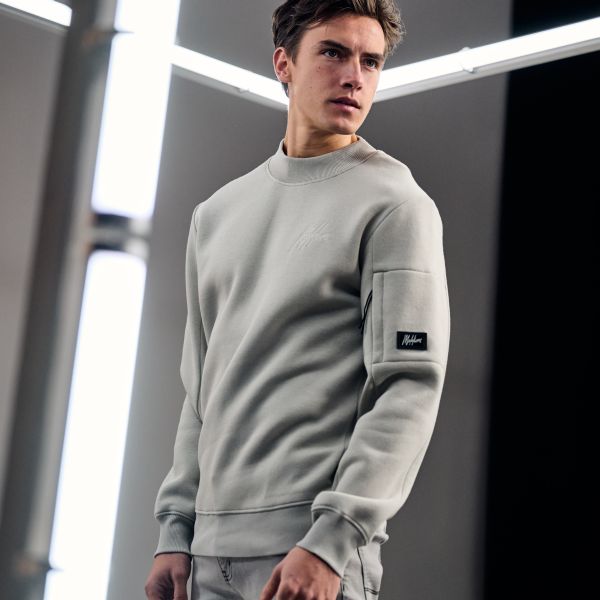 Malelions Turtle Sweater Grijs