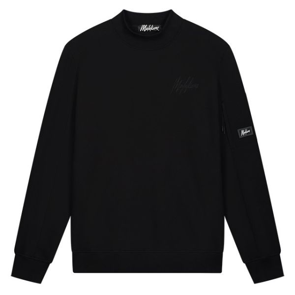 Malelions Turtle Sweater Zwart