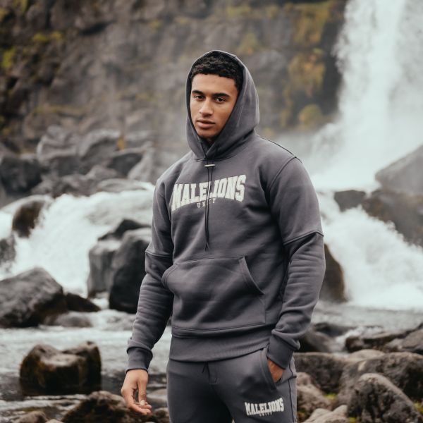 malelions unity hoodie antraciet