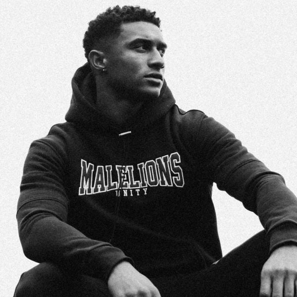 malelions unity hoodie zwart