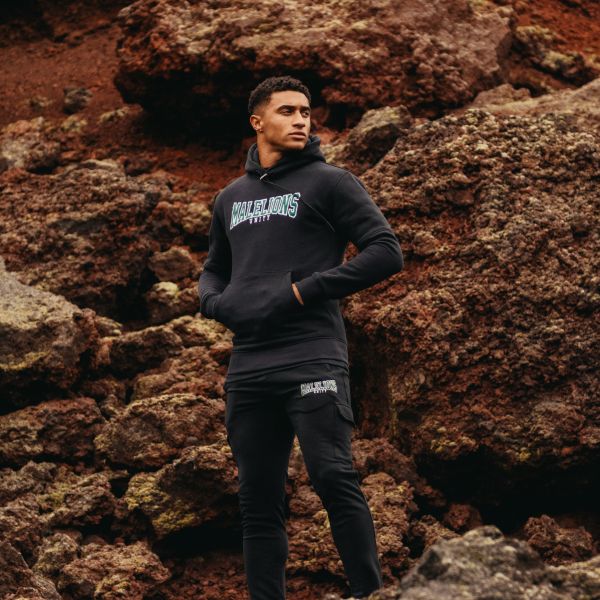 malelions unity hoodie zwart