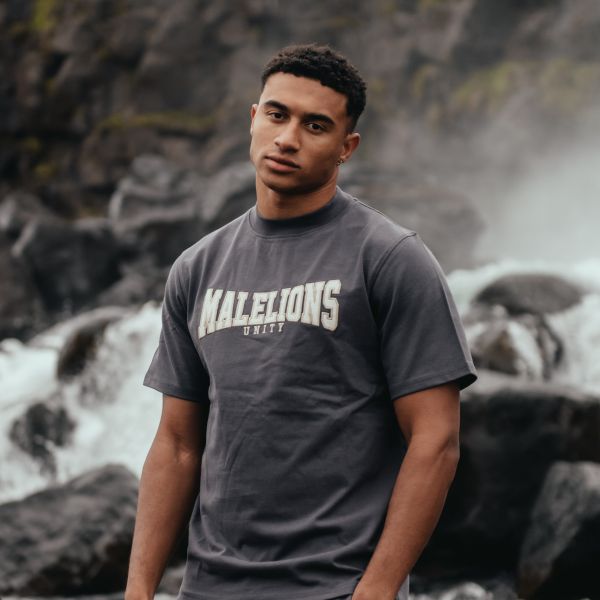 malelions unity t-shirt antraciet