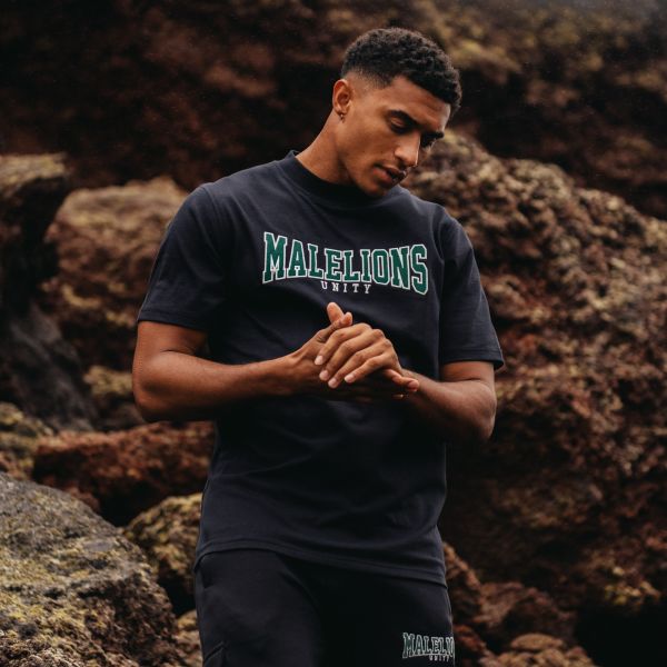 malelions unity t-shirt zwart
