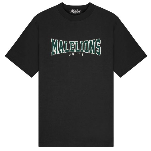 malelions unity t-shirt zwart