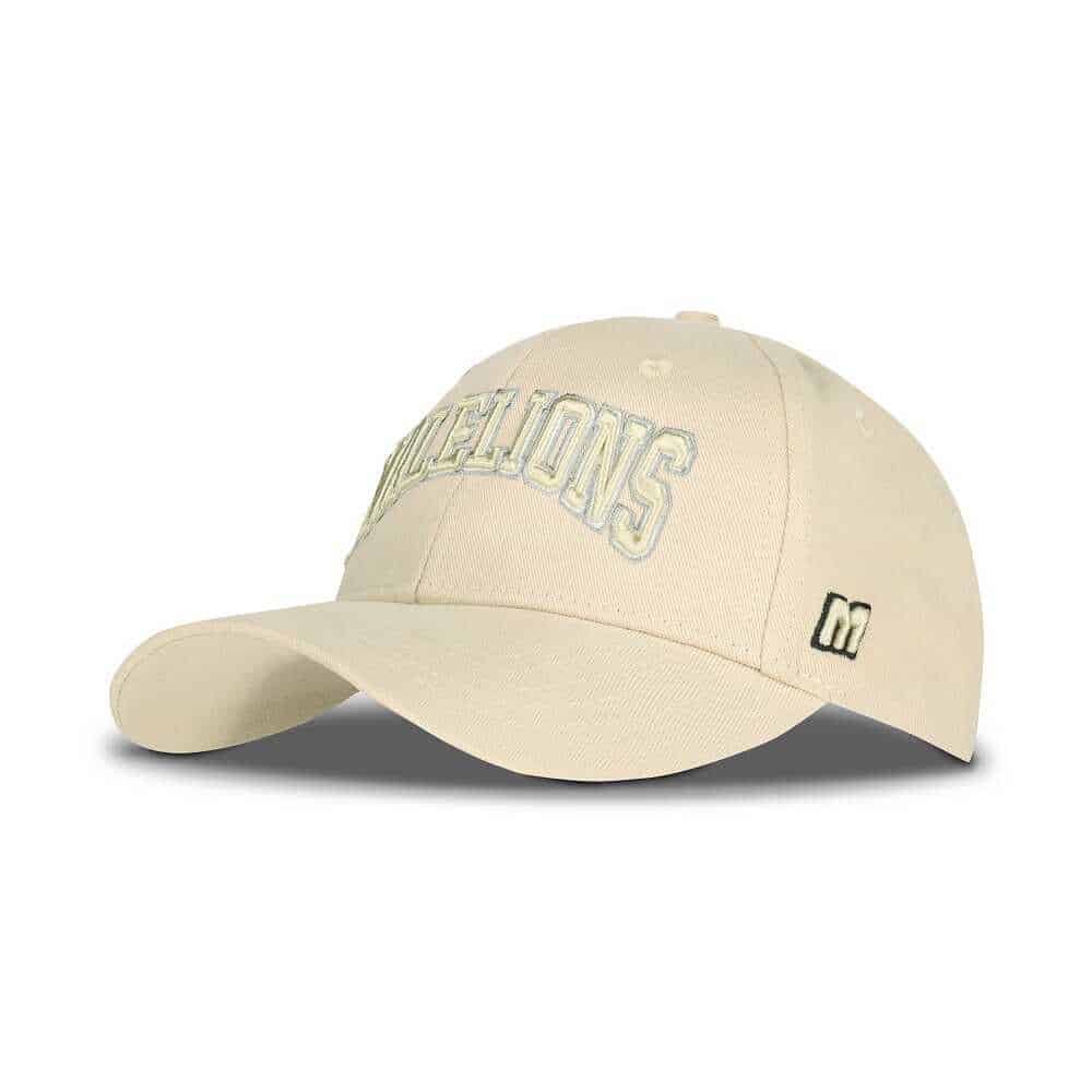 malelions varsity cap beige