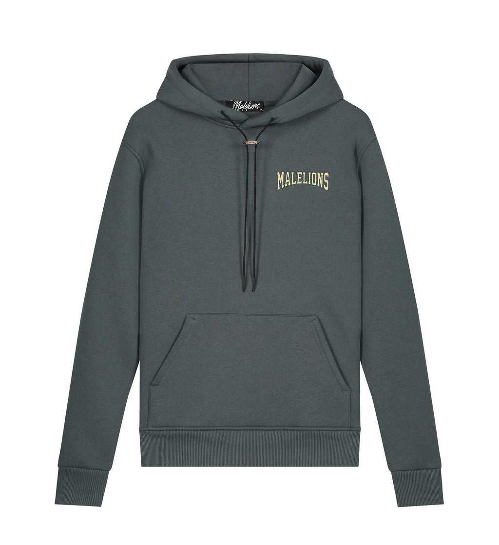 Malelions Varsity Hoodie Antraciet M1-SS22-17