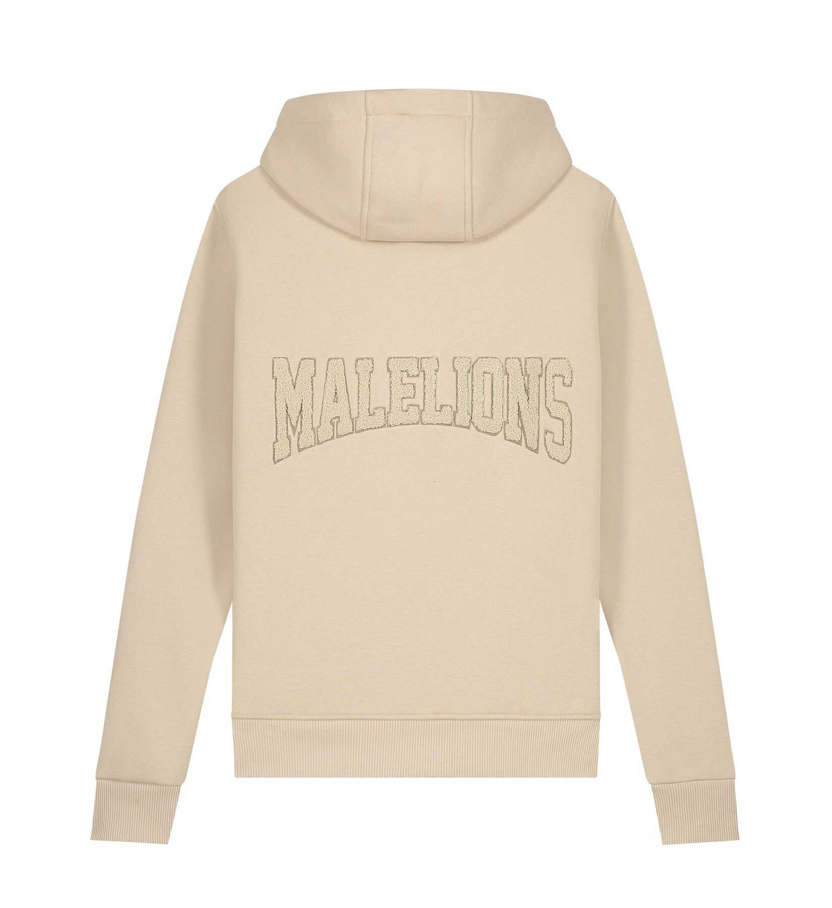 Malelions Varsity Hoodie Zand M1-SS22-17