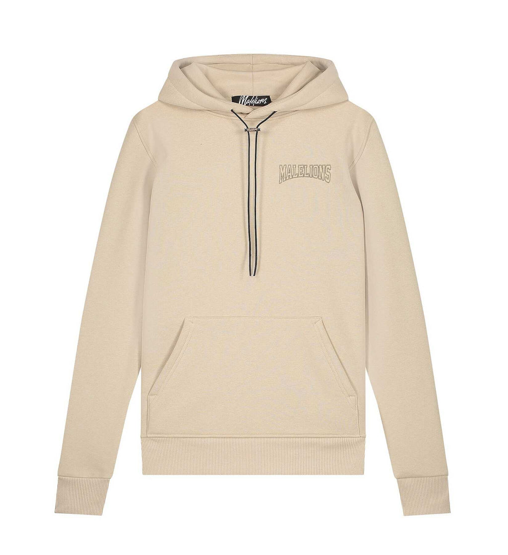 Malelions Varsity Hoodie Zand M1-SS22-17