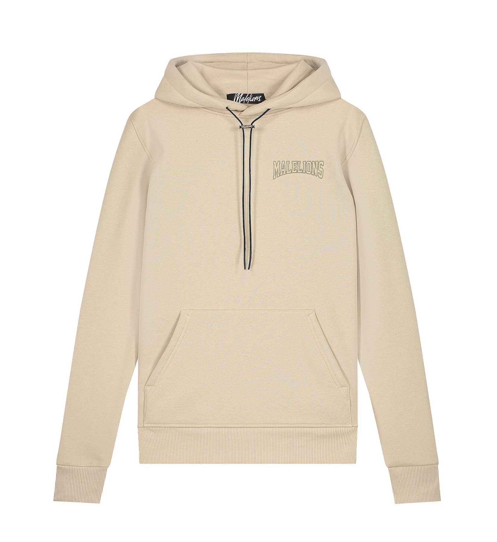 Malelions Varsity Hoodie Zand M1-SS22-17