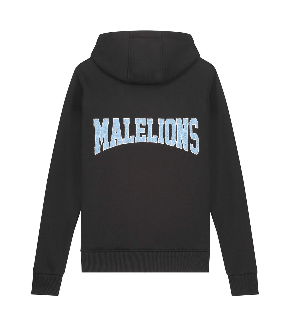 Malelions Varsity Hoodie Zwart M1-SS22-17