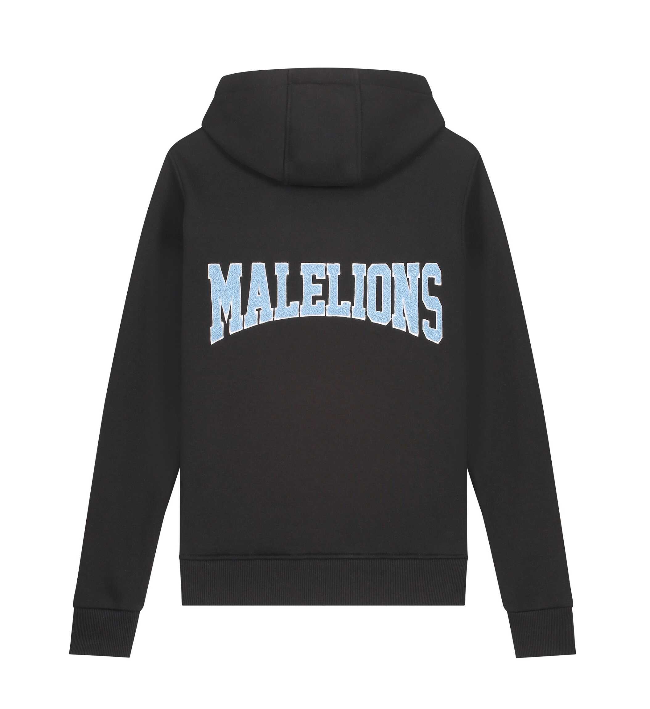 Malelions Varsity Hoodie Zwart M1-SS22-17