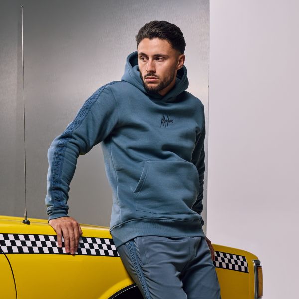 Malelions Venetian Hoodie Blauw