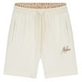 Malelions Venetian Korte Broek Off White