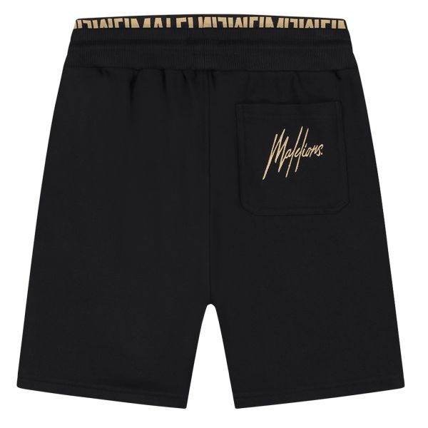 Malelions Venetian Korte Broek Zwart