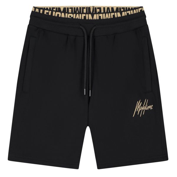 Malelions Venetian Korte Broek Zwart