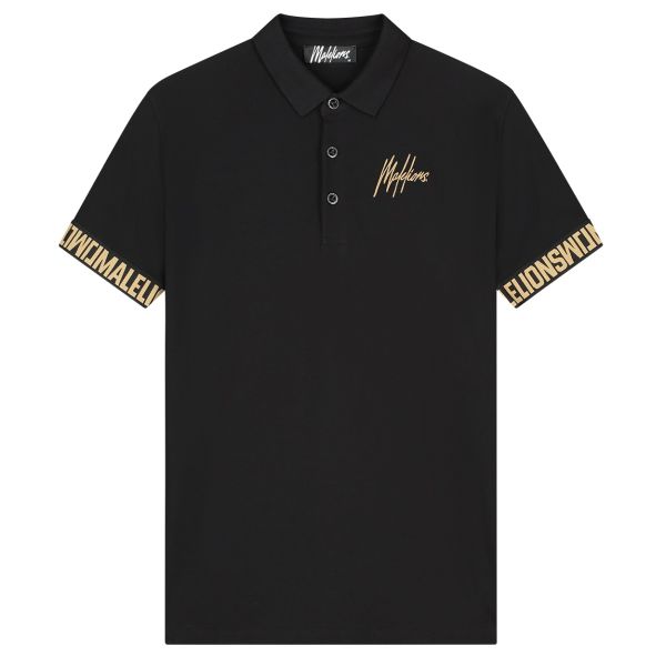 Malelions Venetian Polo Zwart