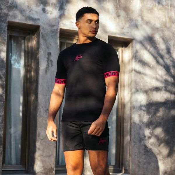 Malelions Venetian T-shirt Zwart