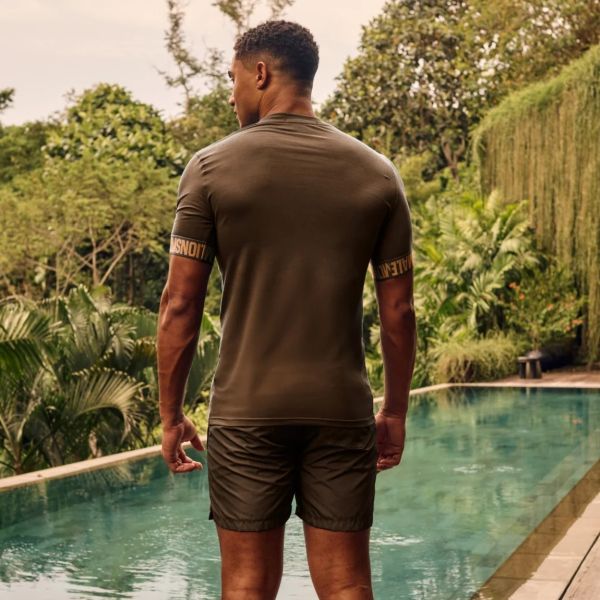 Malelions Venetian T-shirt Bruin
