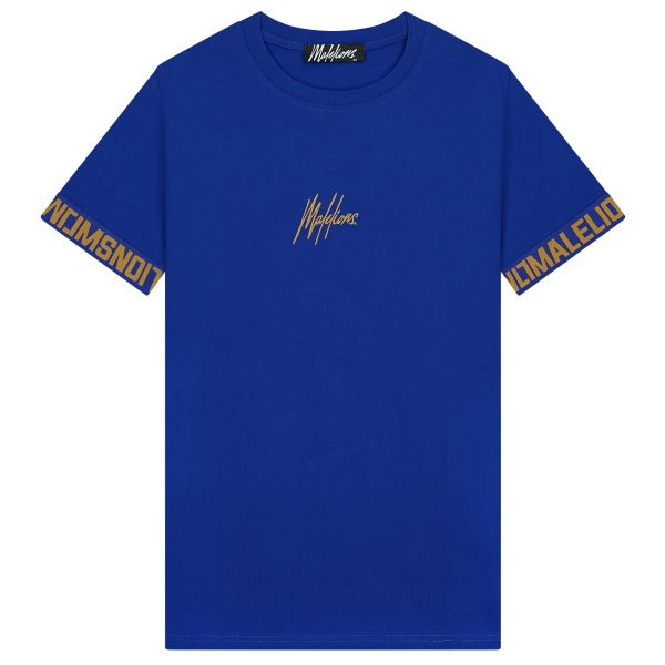 Malelions Venetian T-shirt Blauw