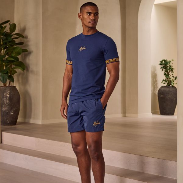 Malelions Venetian T-shirt Navy