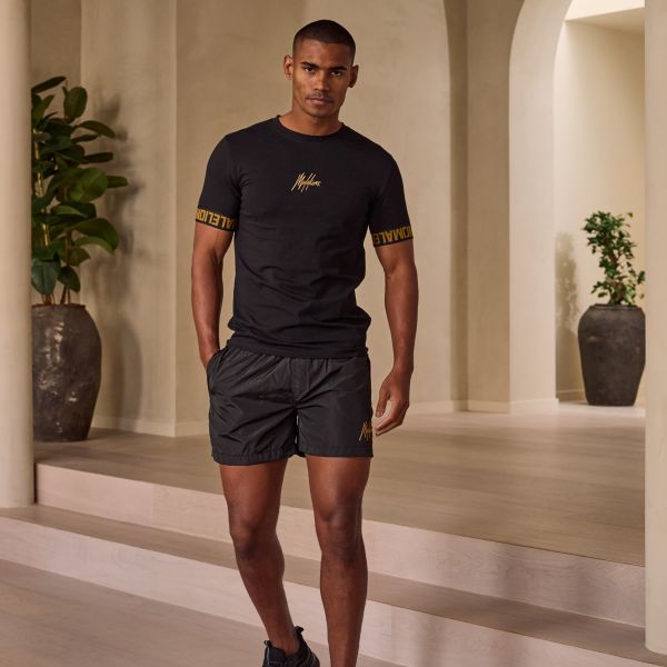 Malelions Venetian T-shirt Zwart