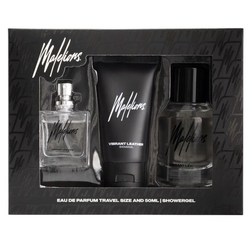 Malelions Vibrant Leather Gift Set Zwart
