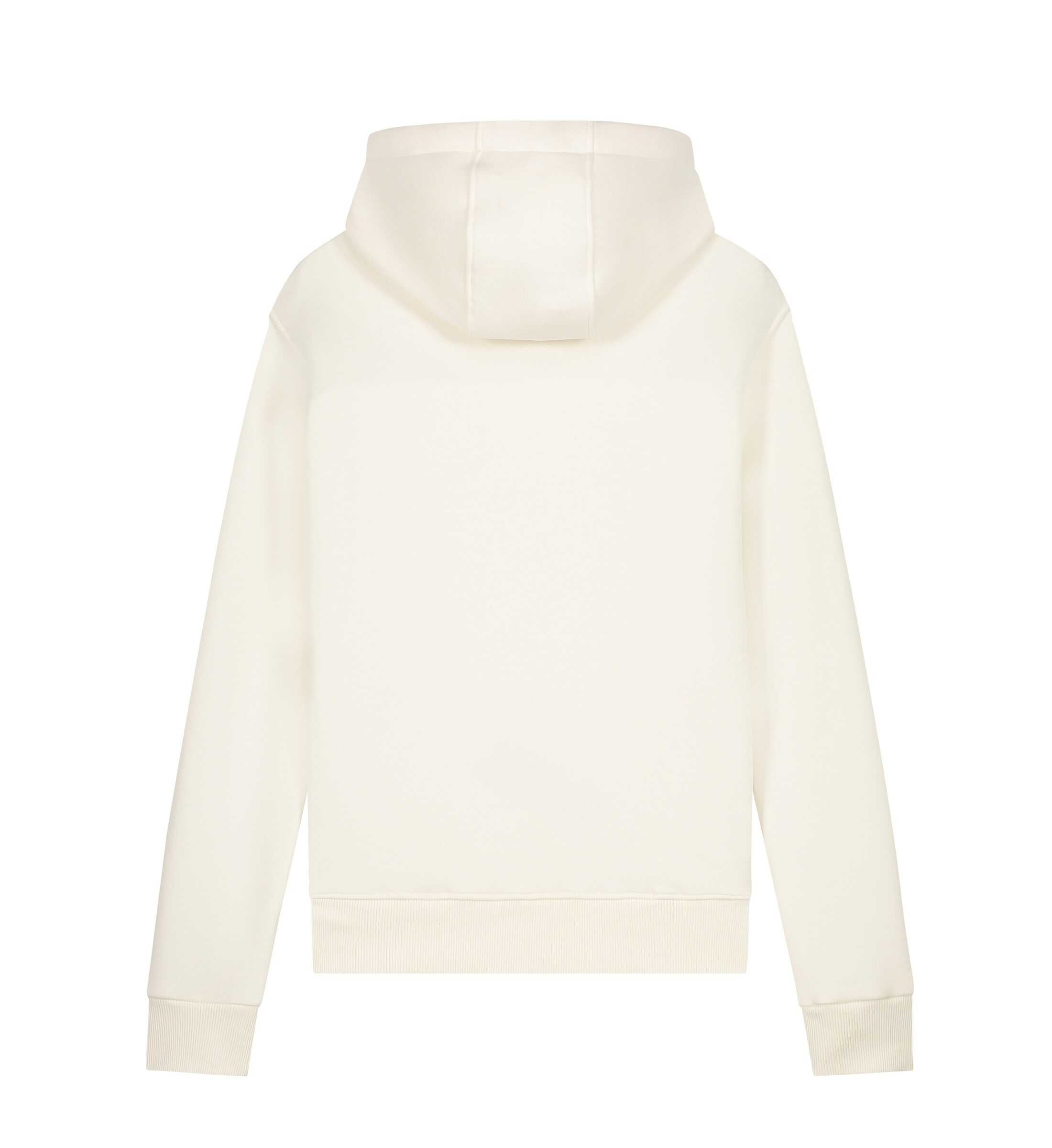 Malelions Virgil Half Zip Hoodie Off White M1-SS22-17