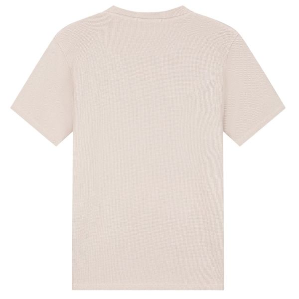 Malelions Signature Waffle T-shirt Beige