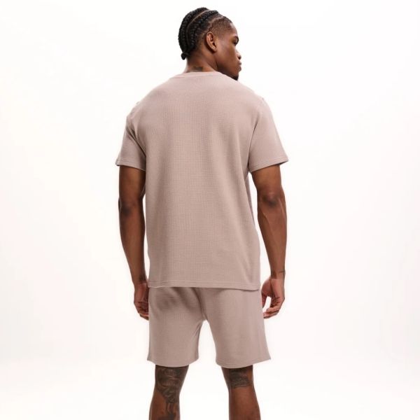 Malelions Signature Waffle T-shirt Bruin