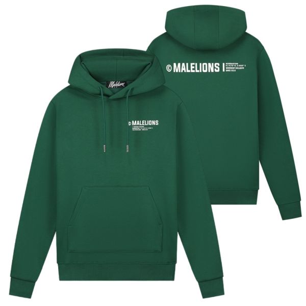 Malelions Workshop Hoodie Donker Groen