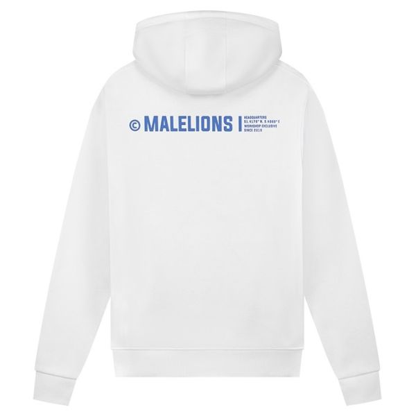 Malelions Workshop Hoodie Wit