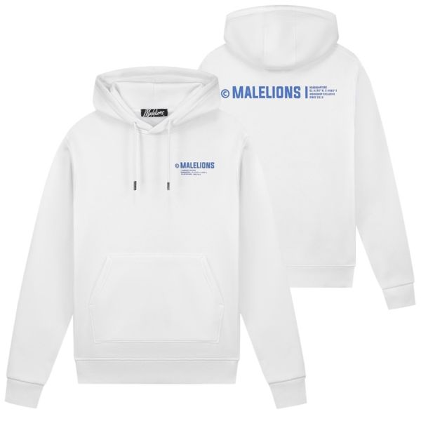 Malelions Workshop Hoodie Wit