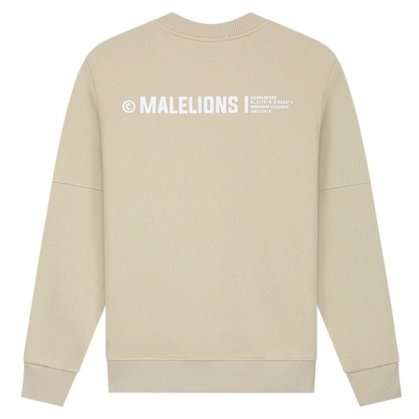 Malelions Workshop Sweater Beige