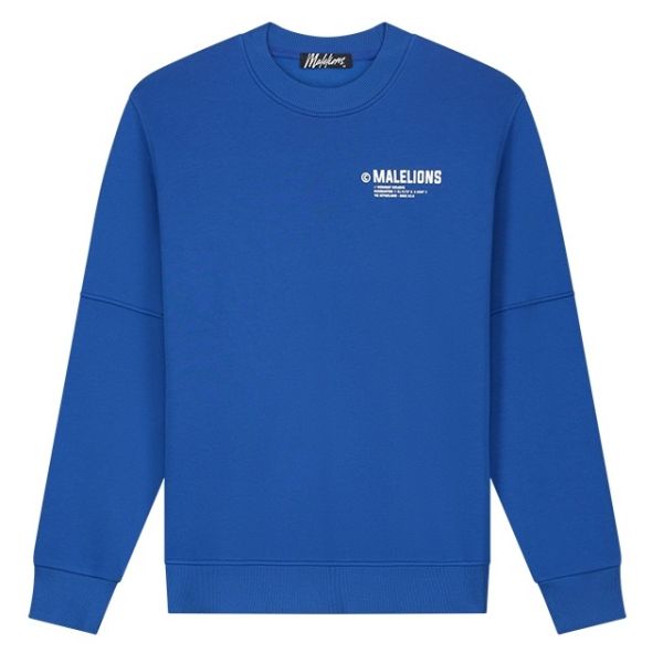 Malelions Workshop Sweater Blauw