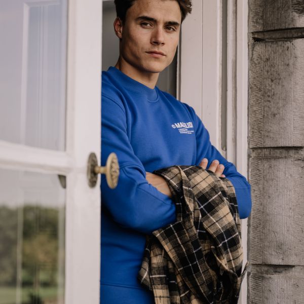Malelions Workshop Sweater Blauw