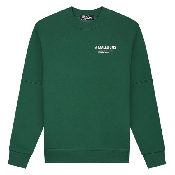 Malelions Workshop Sweater Donker Groen
