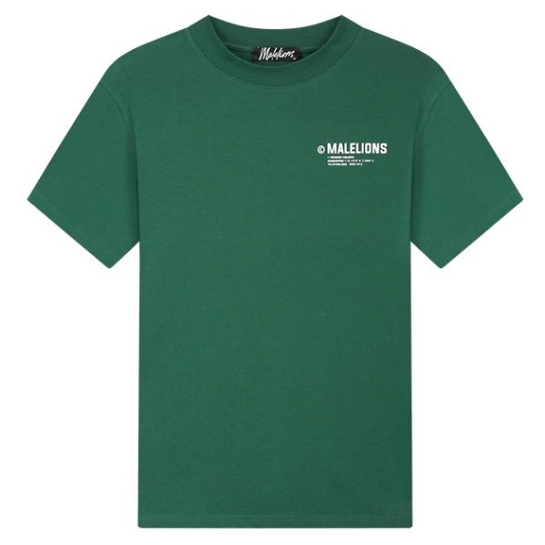 Malelions Workshop T-shirt Donker Groen