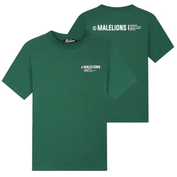 Malelions Workshop T-shirt Donker Groen
