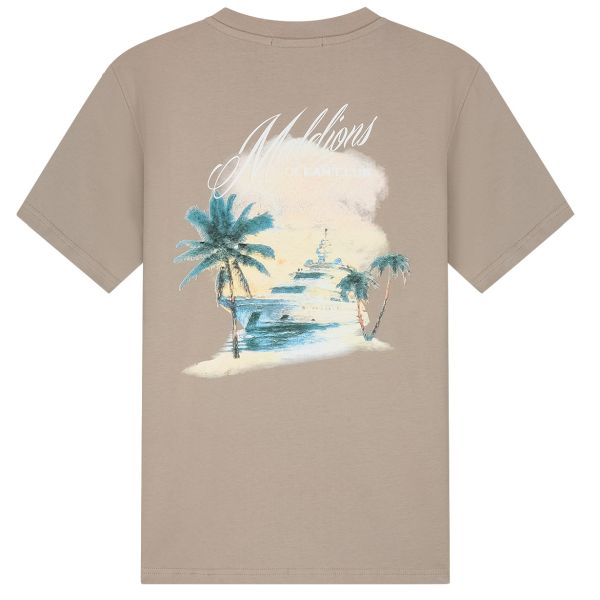Malelions Yacht T-shirt Beige