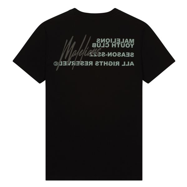 Malelions Youth Club T-shirt Zwart