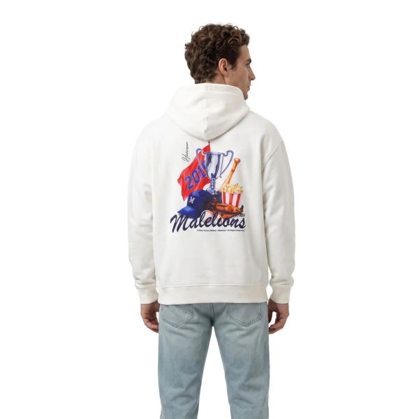 Malelions Homerun Hoodie Off White