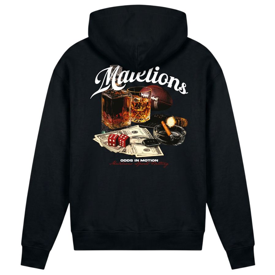 Malelions Sports Betting Hoodie Zwart