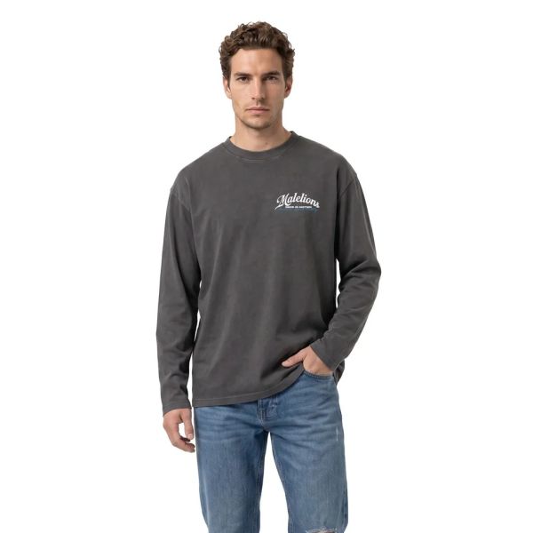 Malelions Sports Betting Longsleeve T-shirt Antraciet