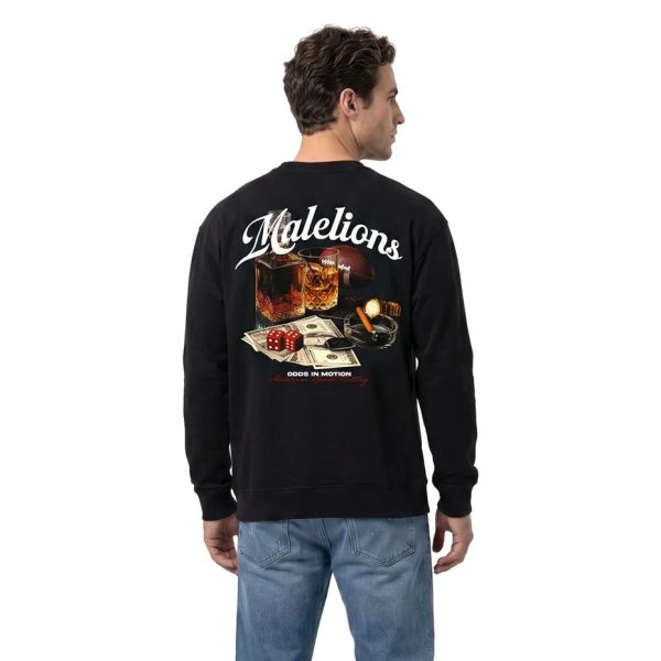 Malelions Sports Betting Longsleeve T-shirt Zwart