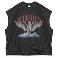 Mansour Cloud Runner Sleeveless T-shirt Zwart
