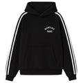 Mansour Striped Hoodie Zwart