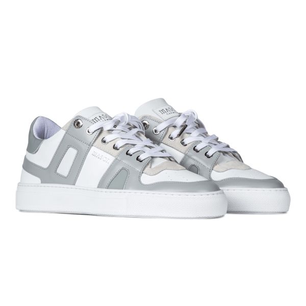 Mason Garments Bari 43A Sneaker Wit/Grijs