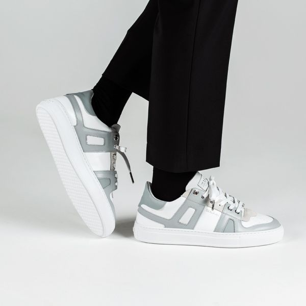 Mason Garments Bari 43A Sneaker Wit/Grijs