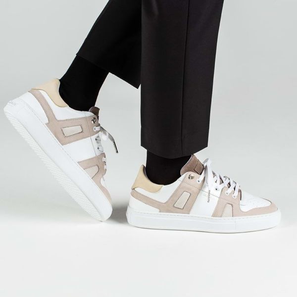 Mason Garments Bari 78A Sneaker Wit/Beige