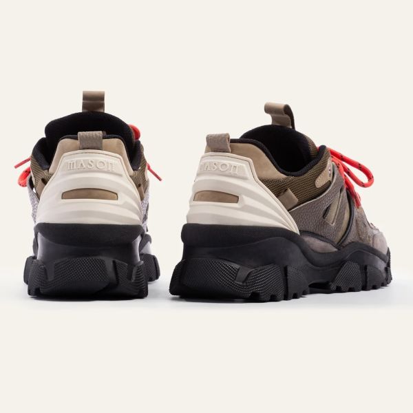 Mason Garments Genova 26B Sneaker Donker Groen